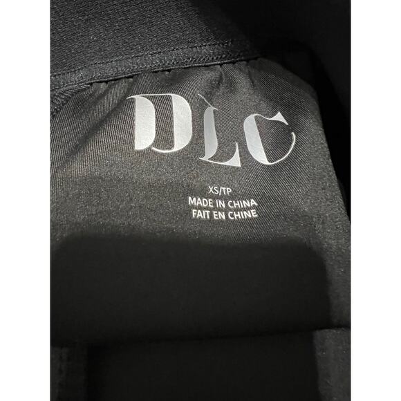 DLC Pants Womens XS Wide Leg Stripe Black Pull One Active Stretch Comfort Travel - Picture 5 of 6